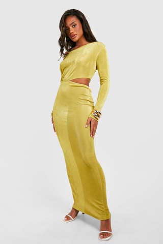 Robe longue - Vert olive