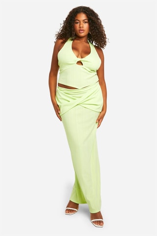 Top et jupe longue - Vert