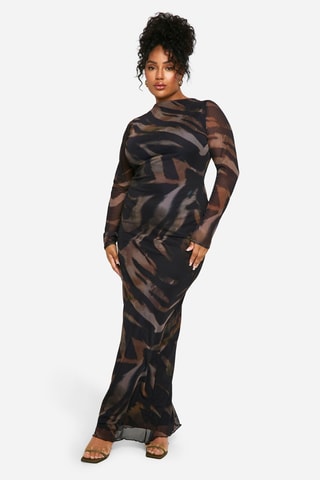 Robe longue - Marron