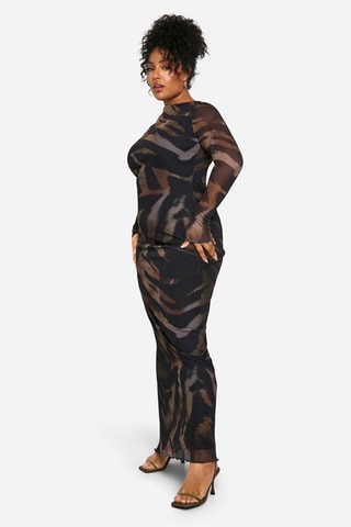 Robe longue - Marron