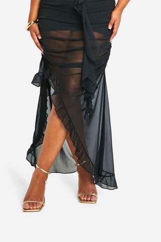 Robe drapée - Noir