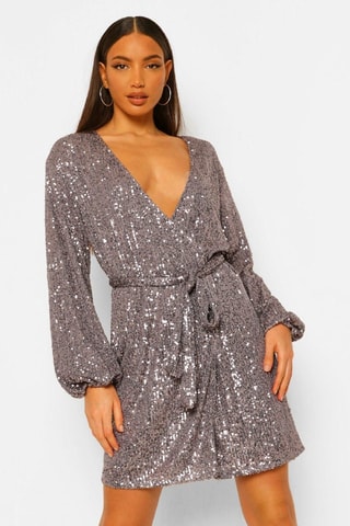 Robe patineuse - Gris