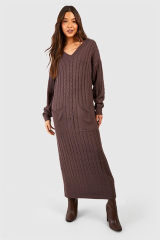 Robe pull - Marron