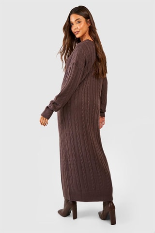 Robe pull - Marron