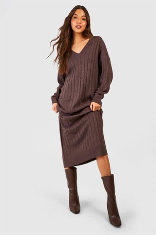 Robe pull - Marron