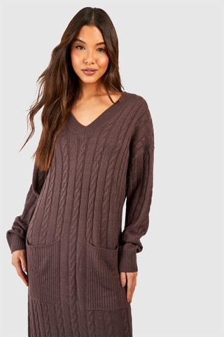 Robe pull - Marron