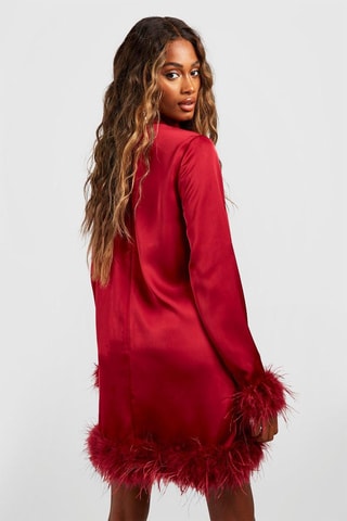 Robe droite - Bordeaux