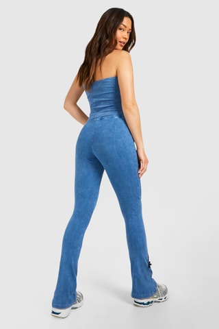 Pantalon flare - Bleu clair
