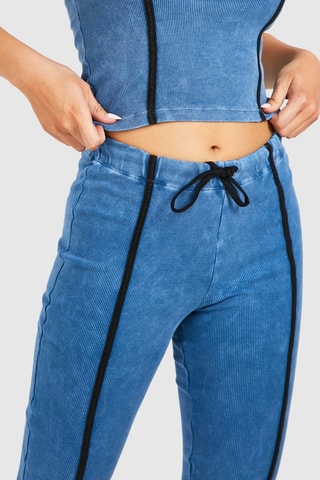 Pantalon flare - Bleu clair