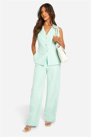 Gilet de costume - Vert d'eau