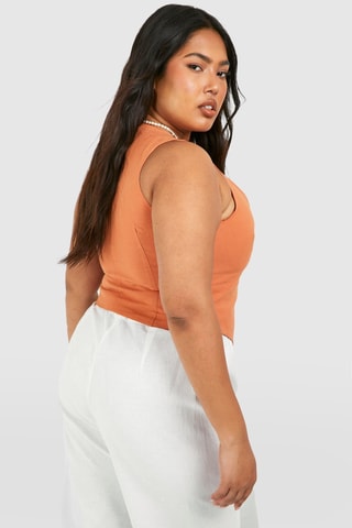 Gilet de costume - Orange