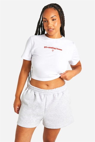 T-shirt cropped - Blanc