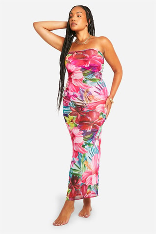 Robe de plage - Rose