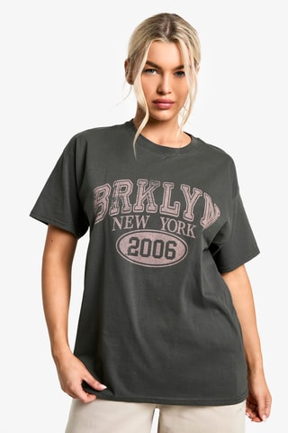 Camiseta oversize - Antracita