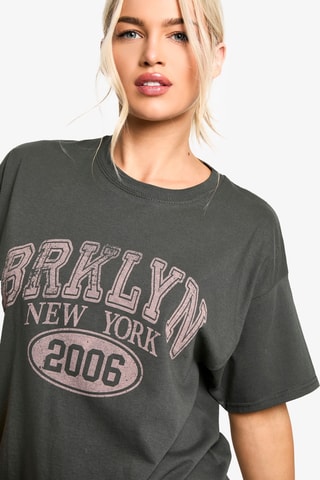 Camiseta oversize - Antracita
