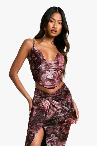 Crop top - Vieux rose