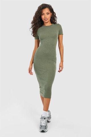 Robe fourreau - Kaki