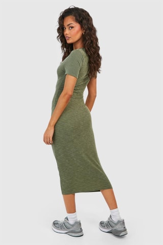 Robe fourreau - Kaki