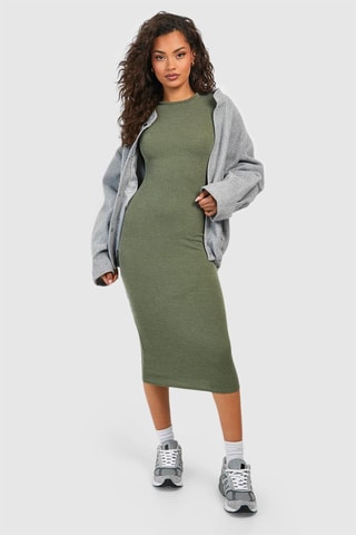 Robe fourreau - Kaki