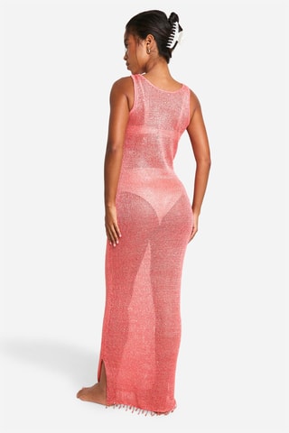 Robe de plage - Corail