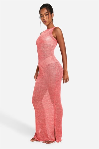 Robe de plage - Corail