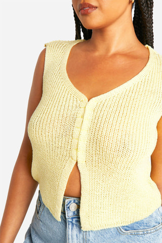 Gilet sans manches - Vert citron