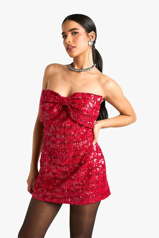 Robe bustier - Rouge