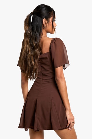Robe patineuse - Marron foncé