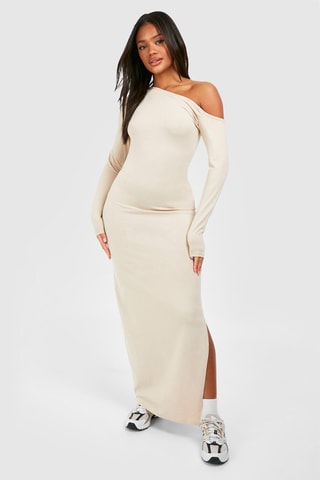 Robe fourreau - Beige