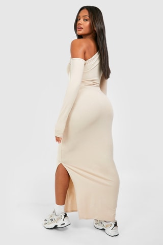 Robe fourreau - Beige