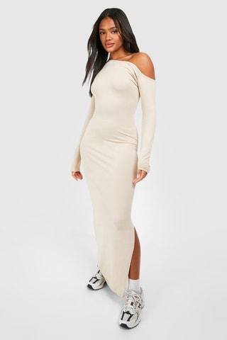 Robe fourreau - Beige