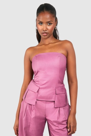 Top bustier - Rose