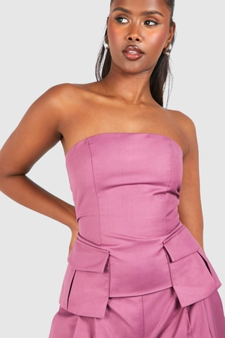 Top bustier - Rose