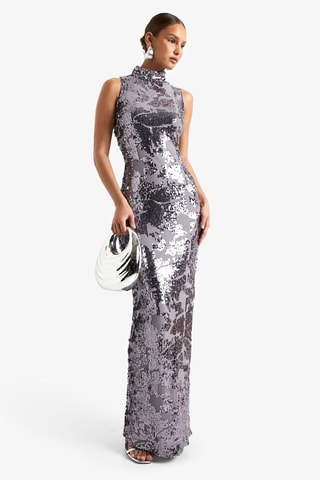 Robe longue - Argenté