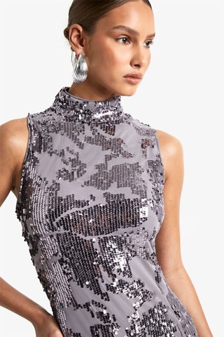Robe longue - Argenté