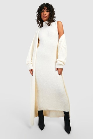 Robe pull - Ecru