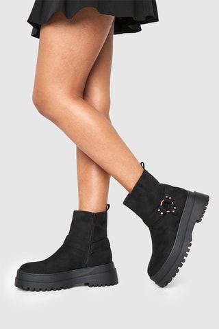 Bottines plateformes - Noir