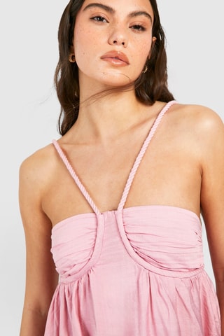Robe trapèze - Rose