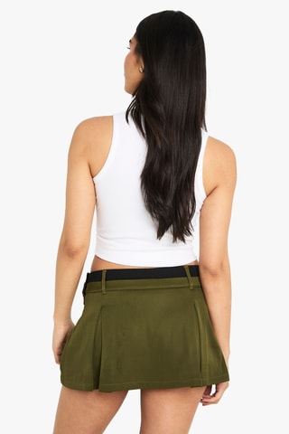 Jupe-short - Kaki
