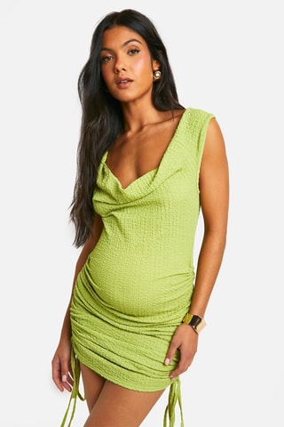 Robe de maternité - Vert citron