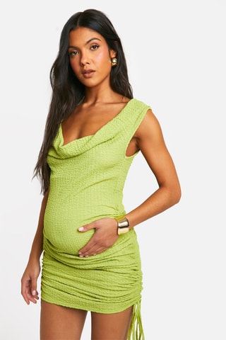 Robe de maternité - Vert citron