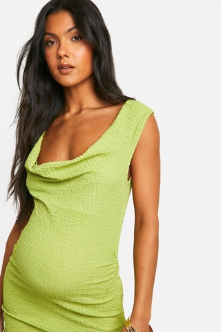Robe de maternité - Vert citron