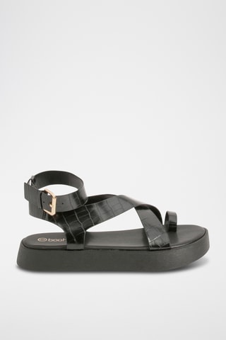 Sandales plateformes - Noir