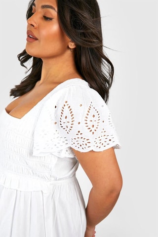 Robe midi - Blanc