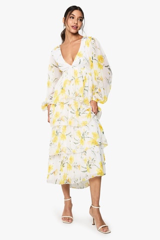 Robe volantée - Blanc