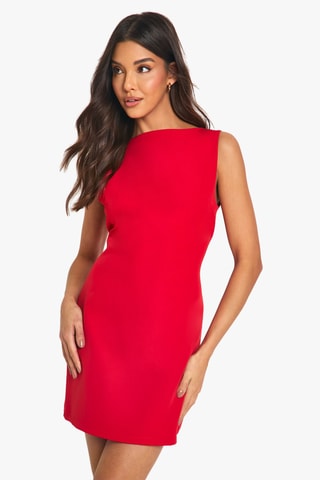 Robe droite - Rouge