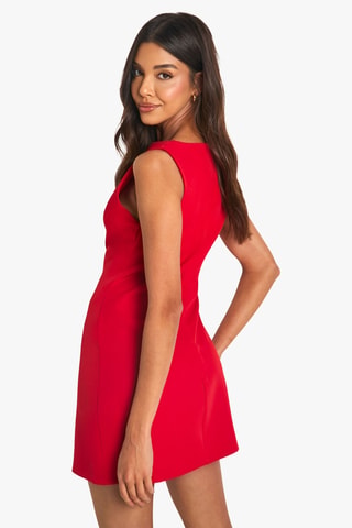 Robe droite - Rouge