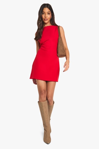 Robe droite - Rouge