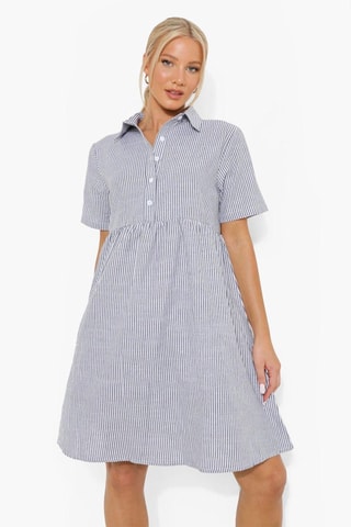 Robe de maternité - Bleu foncé