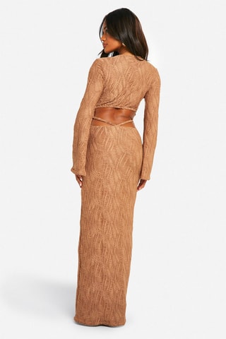 Robe longue - Marron clair